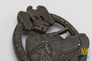 Numbered Juncker Panzer Badge