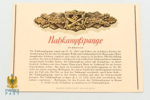 Combat Clasp in Bronze Postcard
